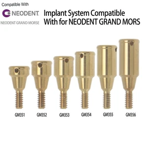 Overdenture Locator Abutments Anchor Fits NEODENT GRAND MORSE GM 1.0-6.0mm GH - Picture 1 of 29
