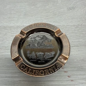 CENICERO CON LOGOTIPO EMBLEMÁTICO DE SAN FRANCISCO ¡IDEAL PARA CUALQUIER COLECCIÓN VINTAGE! - Imagen 1 de 3