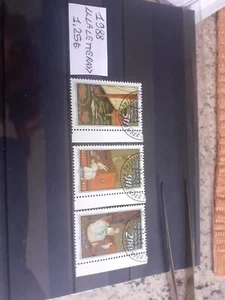 1988 Francobolli Liechtenstein Serie Completa LA LETTERA - Foto 1 di 1