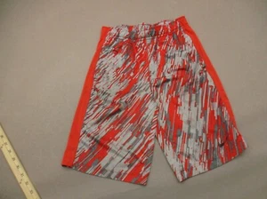 NIKE DRI-FIT Size M Boys Multicolor Stretch Waist Pocket Running Shorts 523 - Picture 1 of 6