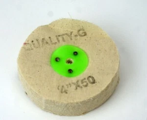 CALICO BUFF RAD 4" 40V Faltmop Metall Polierset Schmuck Polieren weich - Bild 1 von 1