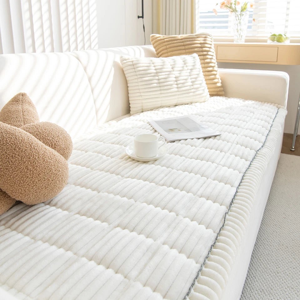 Funda de Sofá para Perros Lavable Difusa Mascota Antideslizante Cojín Suave Cálido Foto 1 de 1