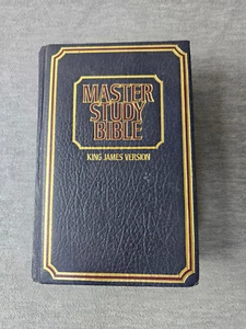 Holman Master Study Bible KJV King James Version Blue Padded 1983 - Imagen 1 de 16