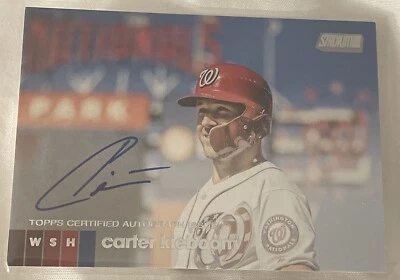 2020 Topps Stadium Club -  On Card Autographs Carter Kieboom - Image 1 of 2