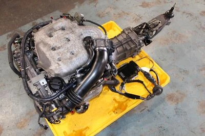 Infiniti G35 2003-2004 motor V6 de 3,5 L tracción trasera manual de 6 velocidades transmisión ECU JDM vq35de #1 Foto 1 de 4