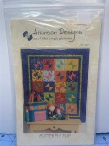 ATKINSON DESIGNS Quilt Pattern - ATK-127 - BUTTERFLY FLIP - Baby-Queen - Picture 1 of 2