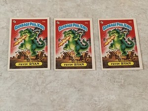 1985 Garbage Pail Kids “Fryin’ Ryan” 54a PW