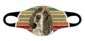 Basset Hound Amoureux chiens Masque protecteur doux pour visage facilem lavable - Picture 1 of 1