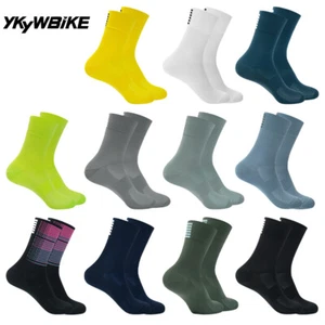 Summer Breathable Cycling Socks Men Anti Slip Seamless Aero Bike Wearproof Socks - Picture 1 of 27