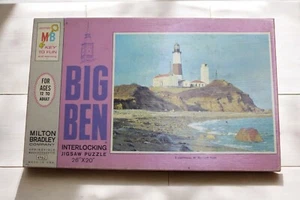 Big Ben 2 Lighthouse At Montauk Point Jigsaw Puzzle Vintage landscape puzzle - Picture 1 of 4