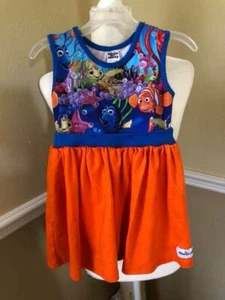 Chris N Missy Finding Nemo Disney Kleid Mädchen Größe 5 Strick Baumwolle Charakterkleid - Bild 1 von 4