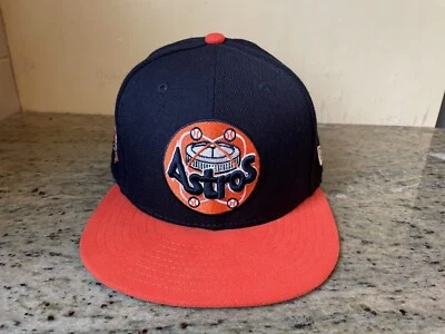 Houston Astros Astrodome Logo Cooperstown Collection New Era 59Fifty Hat 7 3/8 - Image 1 of 4