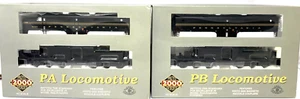 WALTHERS 2000 PROTO PA & PB LOCO HO item 30498 PRR #5750A&B w/oMars Light BLACK - Picture 1 of 10