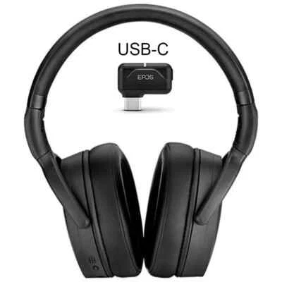 Epos Adapt 361 UC Kabellos Bluetooth Anc Computer Headset Ms Mit Usb-C Dongle - Bild 1 von 4