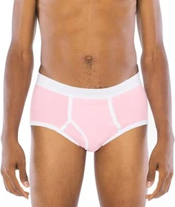 American Apparel Men's Baby Rib Brief 12 pk assorted 100% cotton - Picture 1 of 7