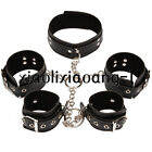 Binding Sexy Costumes Leather Slaver Handcuffs Sexy Collars Accessories Games