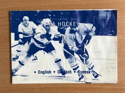 EA HOCKEY - Sega Instruction Manual - Image 1 of 2