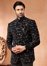 Mens Designer Wedding Bollywood Party Wear Traditional Jodhpuri Bandhgala Coat