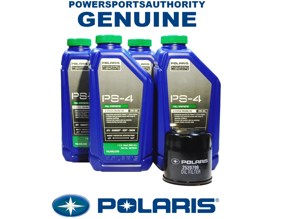 Navaja Polaris RZR 4 XP 900 LE 2012 dirección asistida eléctrica OEM PS-4 kit de cambio de aceite con filtro POL17 Foto 1 de 1