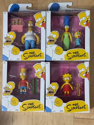 5-дюймовые экшн-фигурки The Simpsons Family — Гомер, Мардж и Мэгги. Барт, Лиза - Изображение 1 из 2