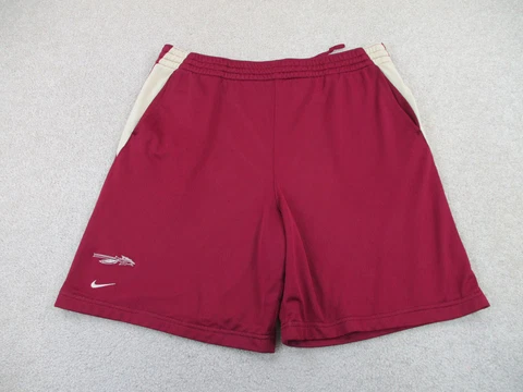 Florida State Seminoles Shorts Adult Small Red Gold Basketball Nike Mens 90s * Cover