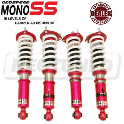 For Supra 86-92 MK3 Godspeed MonoSS Damper Strut Shock Coilover Suspension Kit - Image 1 of 4