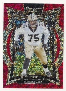 2024 Select - Rookie Red Disco Prizm/49 Taliese Fuaga New Orleans Saints (RC) - Imagen 1 de 2