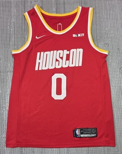 Houston Rockets Russell Westbrook Nike Authentics NBA Swingman Jersey #0 Size 48 - Picture 1 of 10