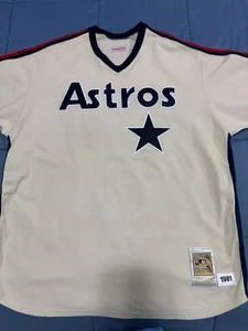 Mitchell & Ness Houston Astros Nolan Ryan jersey sz 52 2XL Tequila - Picture 1 of 17