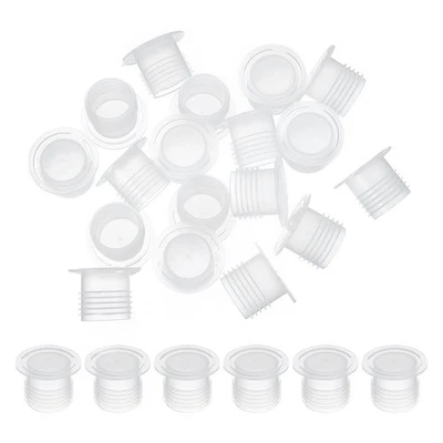 Tapones para coctelera de sal y pimienta de plástico de 23 mm/0,91" 50 piezas con anillo de tracción transparente Foto 1 de 4