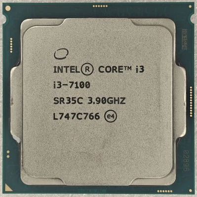 Intel Core i3-7100 SR35C 3.90GHz Processor LGA 1151 Socket H4 Desktop CPU - Image 1 of 2