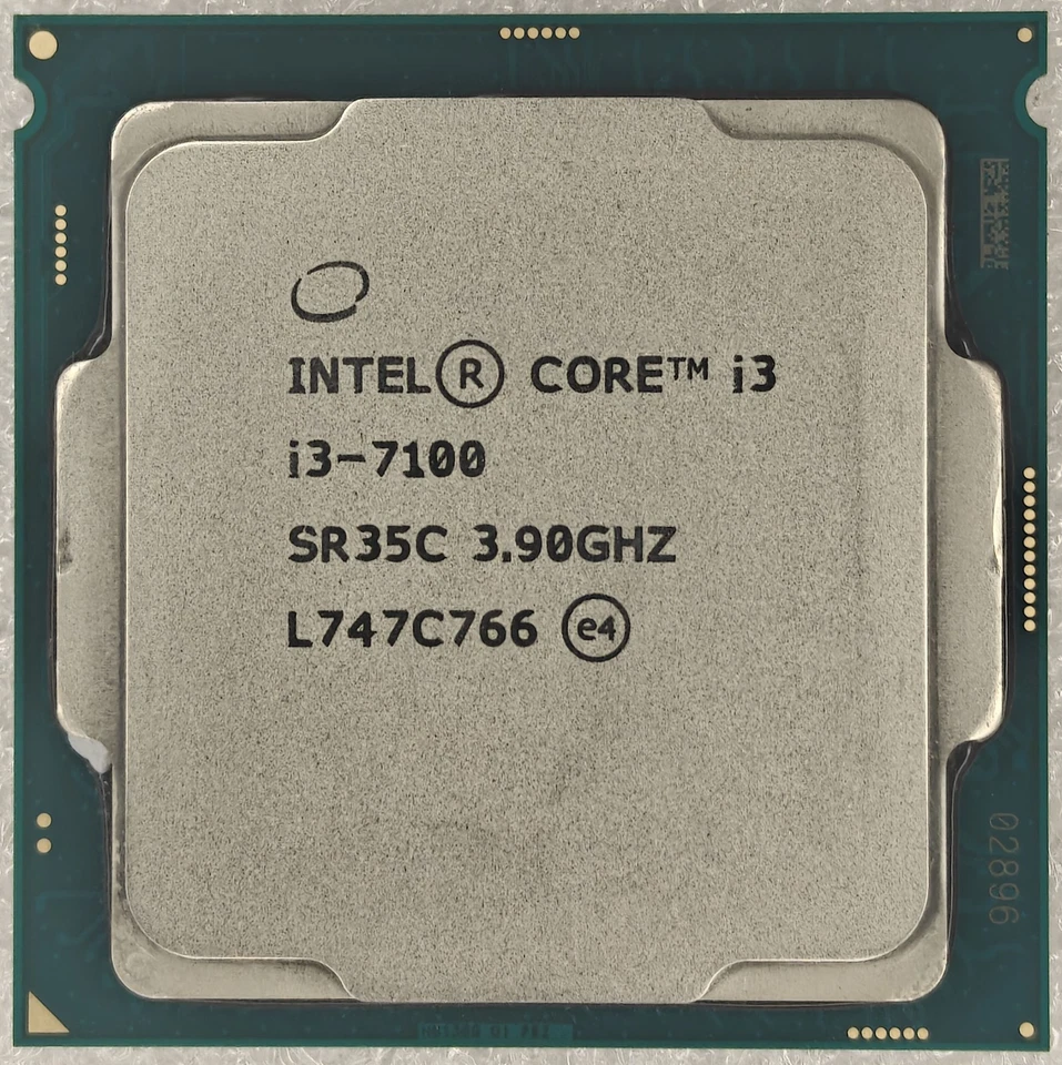 Intel Core i3-7100 SR35C 3.90GHz Processor LGA 1151 Socket H4 Desktop CPU - Image 1 of 2