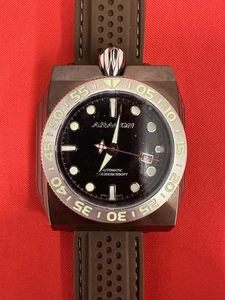 Aragon Automatik Taucheruhr, braun mit Silikonarmband - NH35 - Bild 1 von 9