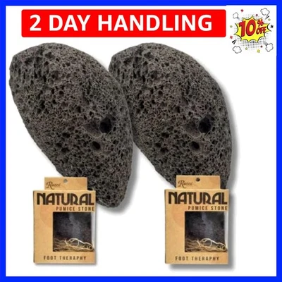 Piedra pómez volcánica natural para callosidades, grietas, 100 % natural biodegradable... Foto 1 de 4