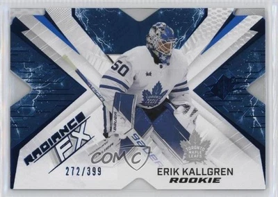 2022-23 SPx Radiance F/X Rookies Blue /399 Erik Kallgren #RFX-98 Rookie RC - Image 1 of 2