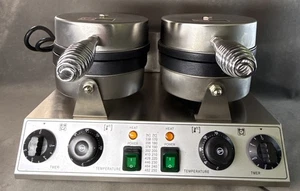 Prensa para hacer gofres helados hamburguesa doble UFO ~ YD-2205X-2 - Imagen 1 de 21
