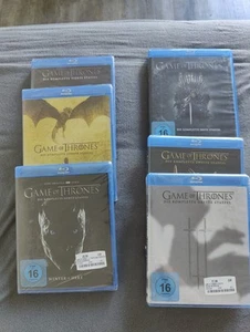 Game Of Thrones GOT STAFFEL SEASON 1,2,3,4,5,7 5x OVP Blu-ray - Bild 1 von 1