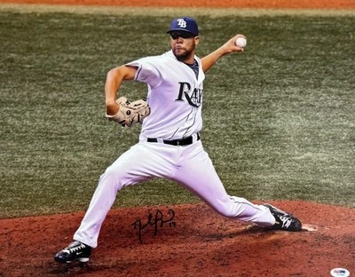 Foto firmada por David Price de los Tampa Bay Rays 16x20 PSA/DNA Foto 1 de 2