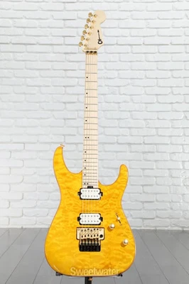 Charvel Pro-Mod DK24 HH FR - Dark Amber - Image 1 of 4