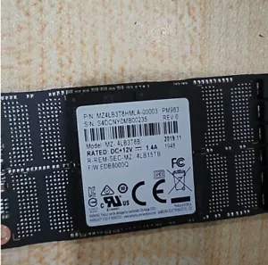 Samsung PM983 3.84TB SSD M.3 NVMe 22110 110 mm PCIe MZ4LB3T8HMLA-00003 MZ-4LB3T80 - Imagen 1 de 7