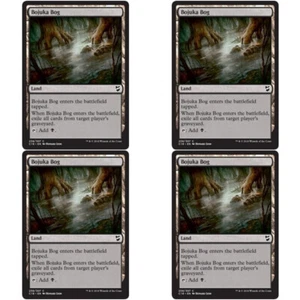 4 x BOJUKA BOG NM Commander 2018 mtg Land - Com - Picture 1 of 1