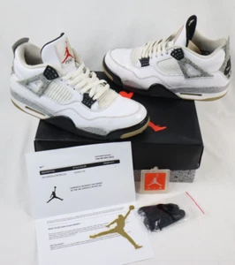 Jordan IV 4 Retro OG White Cement 2015 Size 12.5 840606-192 - Picture 1 of 22