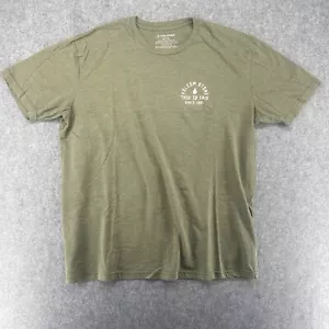 Volcom Hemd Herren XXL XXLarge Oliv Kurzarm Logo Baumwolle Freizeit Rundhals - Bild 1 von 3