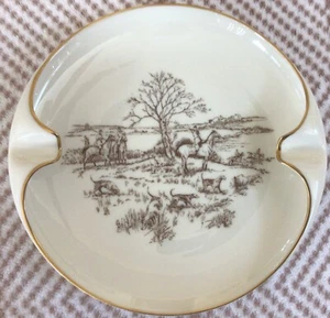 Fox Hunt Hunting Lenox Ashtray - Picture 1 of 4