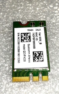 - WLAN-Karte - Qualcomm Atheros QCNFA335 für Packard Bell Easynote ENLG81BA. - Bild 1 von 2