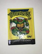 Topps Teenage Mutant Ninja Turtles Trading Cards, Series I, ONE Wax Pack, 1990