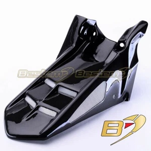 2013-2016 Kawasaki Z800 100% Carbon Fiber Rear Hugger Fender Mud Guard Fairing  - Picture 1 of 4
