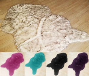 Luxury Sheepskin Soft Faux Fur Area Rug 5' x 7' OR 3' x 5' NEW at LinenPlus - Picture 1 of 13