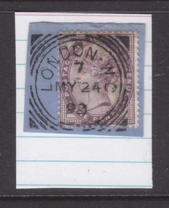 POSTMARK  GB: LONDON  W. C.     "7"     SQUARED CIRCLE  - Picture 1 of 1