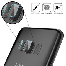 For Samsung Galaxy S8 S8 Plus Back Camera Lens + Flash Tempered Glass Protector